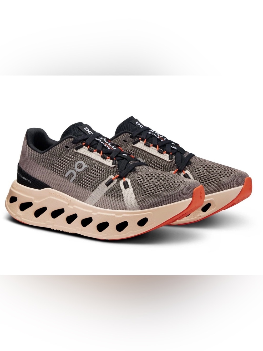 ON Running Brand Cloud Cloudeclipse Black/Orange Men’s Shoes Size: 11